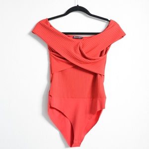 Red Zara Body Suit